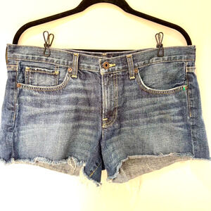 Lucky Brand The Cut Denim Cutoff Shorts Womens 10/30 Frayed Hem Mexico